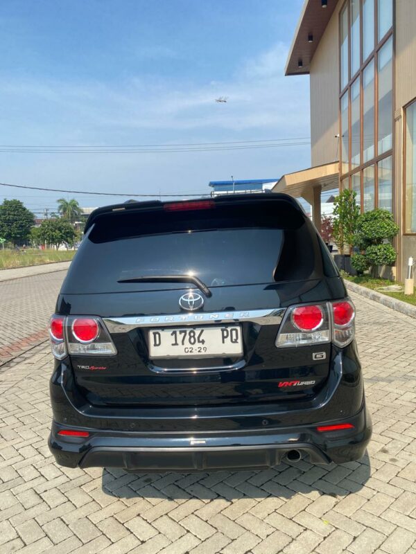 Fortuner VNT TRD 2014 Metik Bekas Pekanbaru